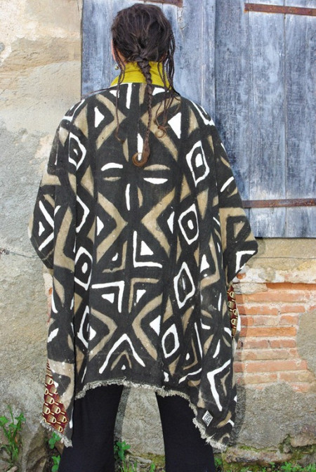 Bogolan Poncho 
